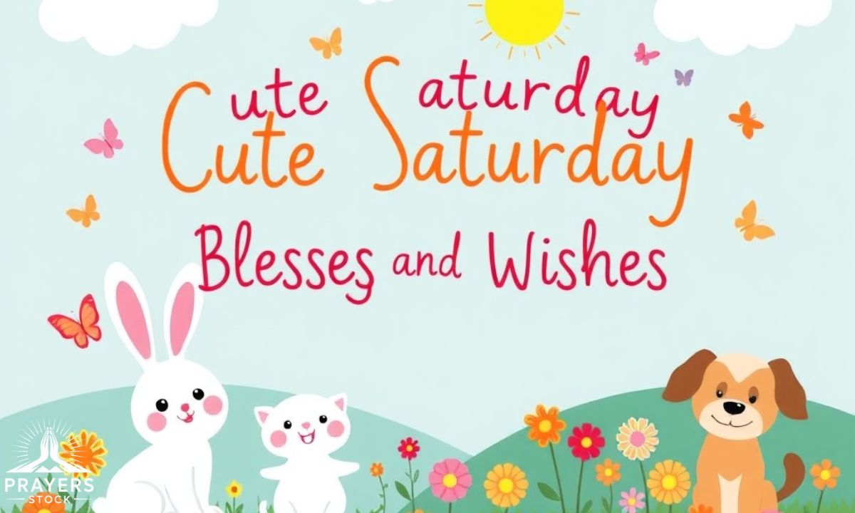 Cute Saturday Blessings and Wishes