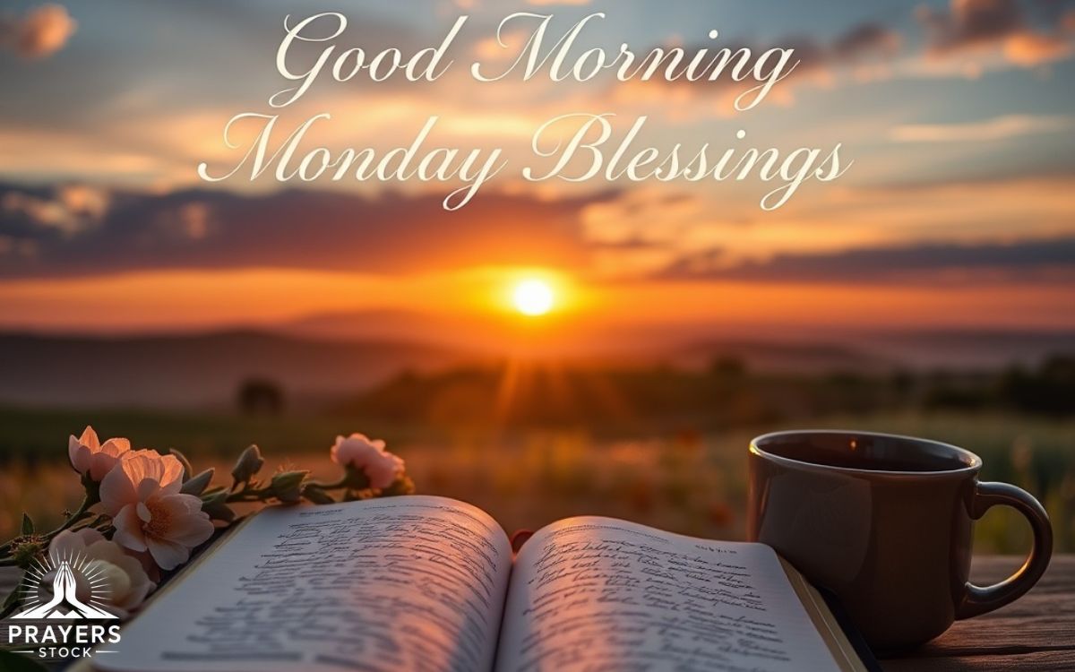Good Morning Monday Blessings Bible Verses