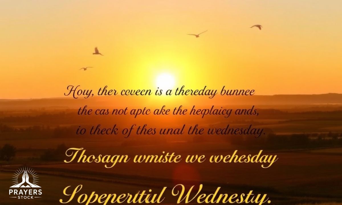 Positive Good Morning Wednesday Blessings