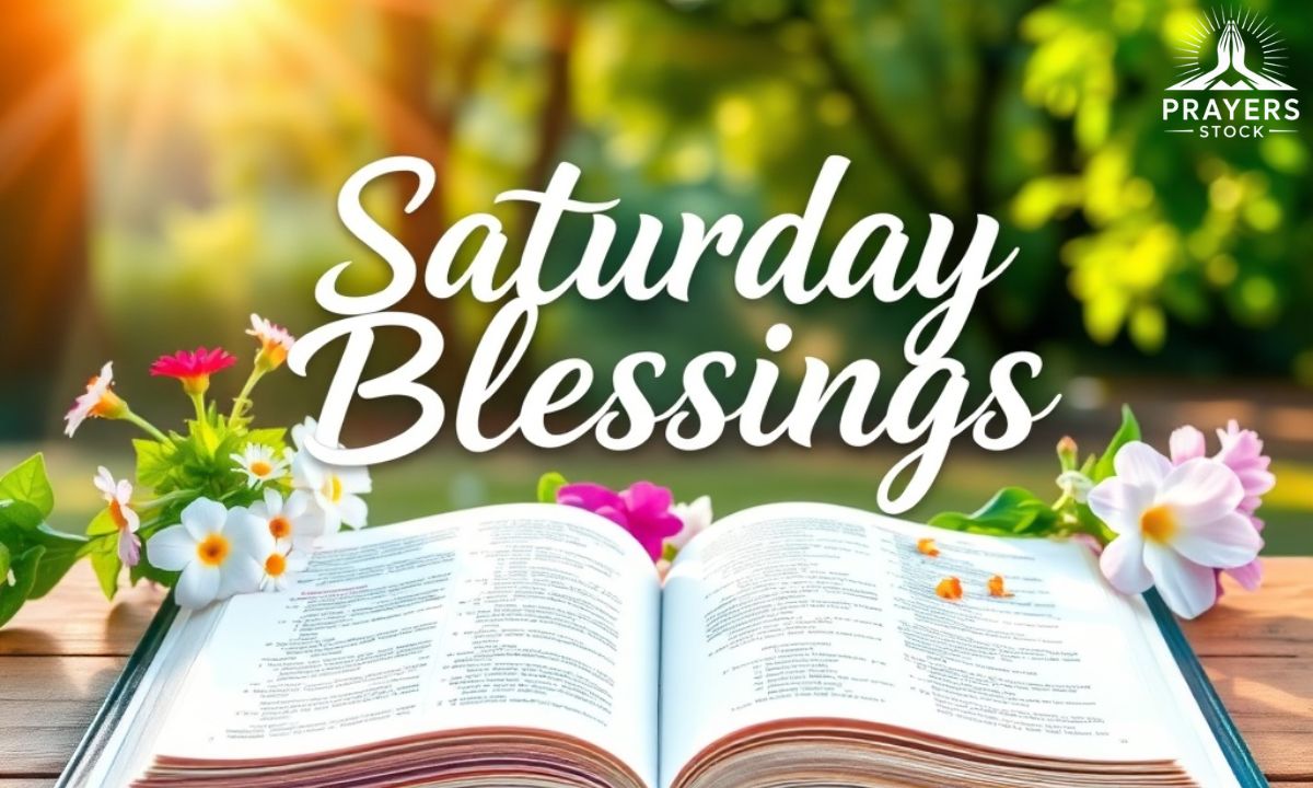 Saturday Blessings Bible Verse