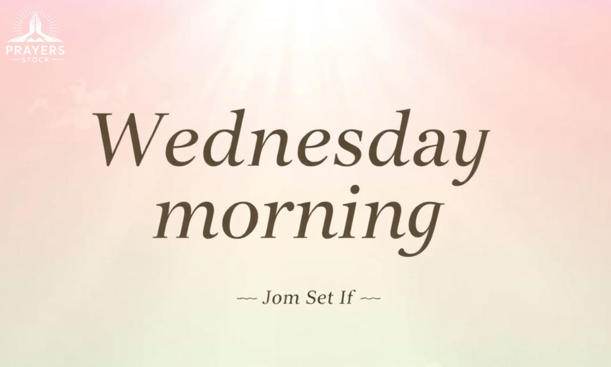 Wednesday Morning Prayer Quotes And Messages