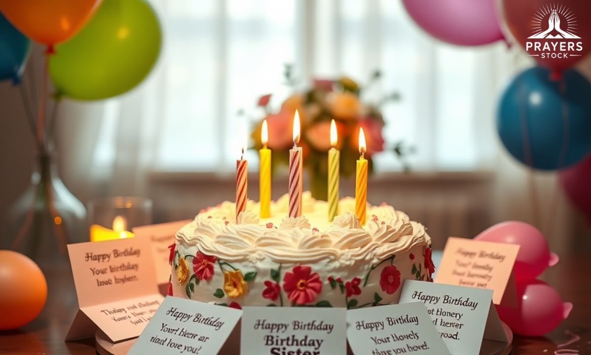 _short Birthday Prayers for Sister