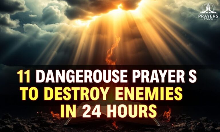 11 Dangerous Prayers to Destroy Enemies in 24 Hours
