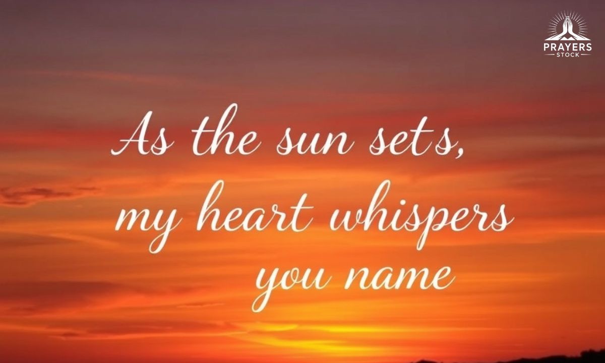 Heart Touching Good Evening Message for My Love