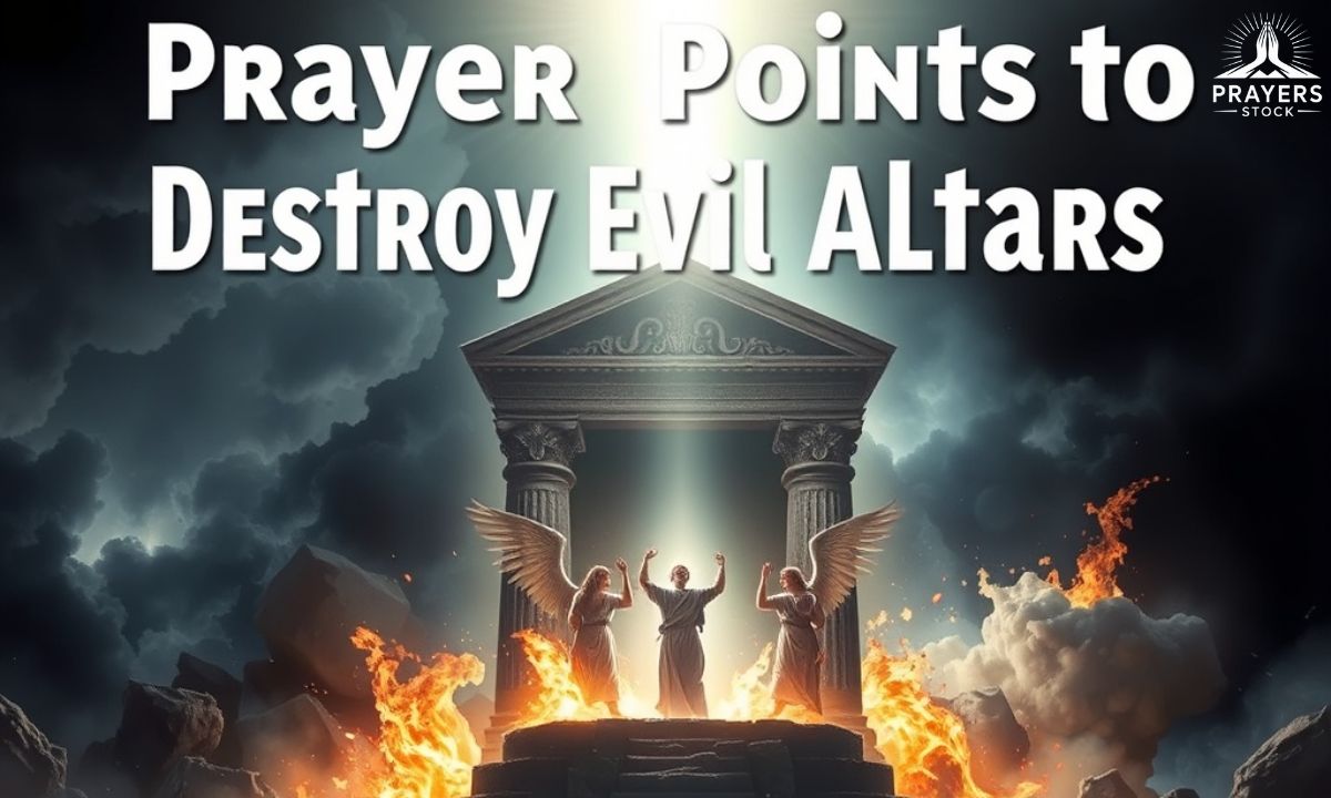 Prayer points to destroy evil altars
